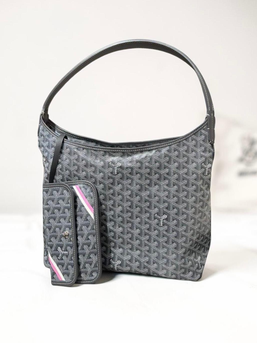 Goyard Boheme Hobo Grey 100%Authentic, 98%New ✅25專門店收據✅Dust bag