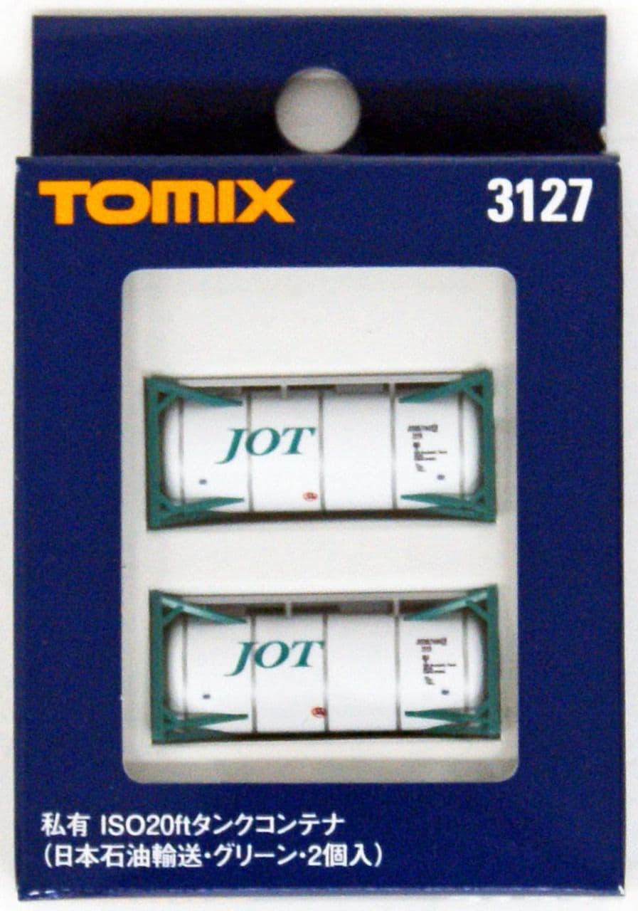 TOMIX 3127 私有 ISO20ft罐式集装箱（日本石油运输・绿色・2个装）貨櫃