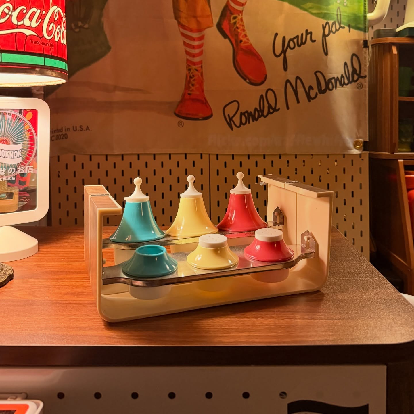 【昭和年代】松下電器  くらしの泉会 兩段式調味料櫃