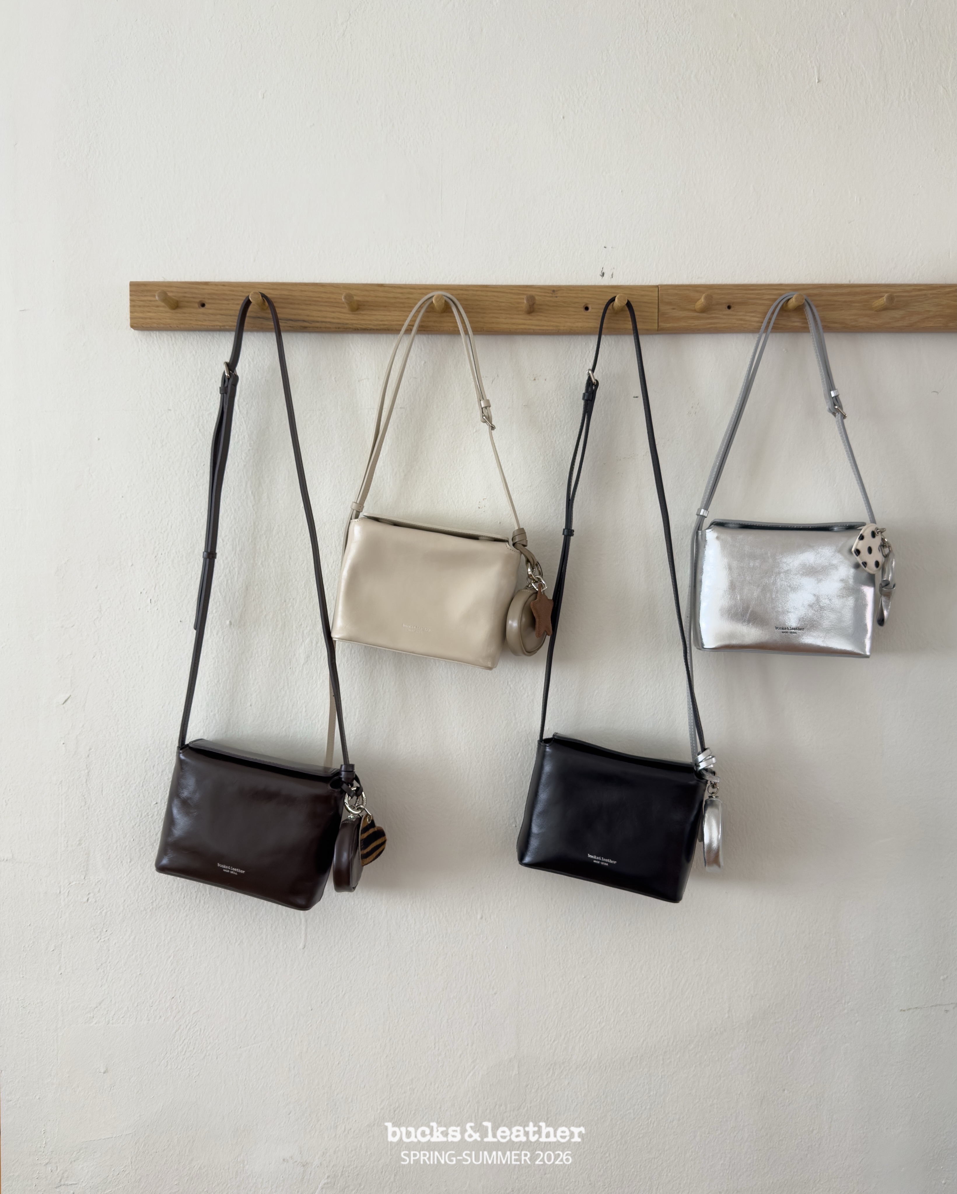 【26SS】預訂_TV Bag By Bucks & leather