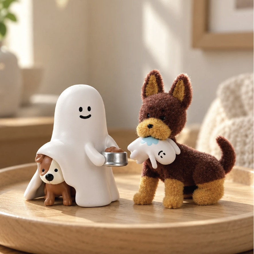 Ghody狗幽靈夜光公仔