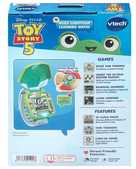 美國直送🇺🇸 VTech 迪士尼反斗奇兵5 巴斯光年學習手錶