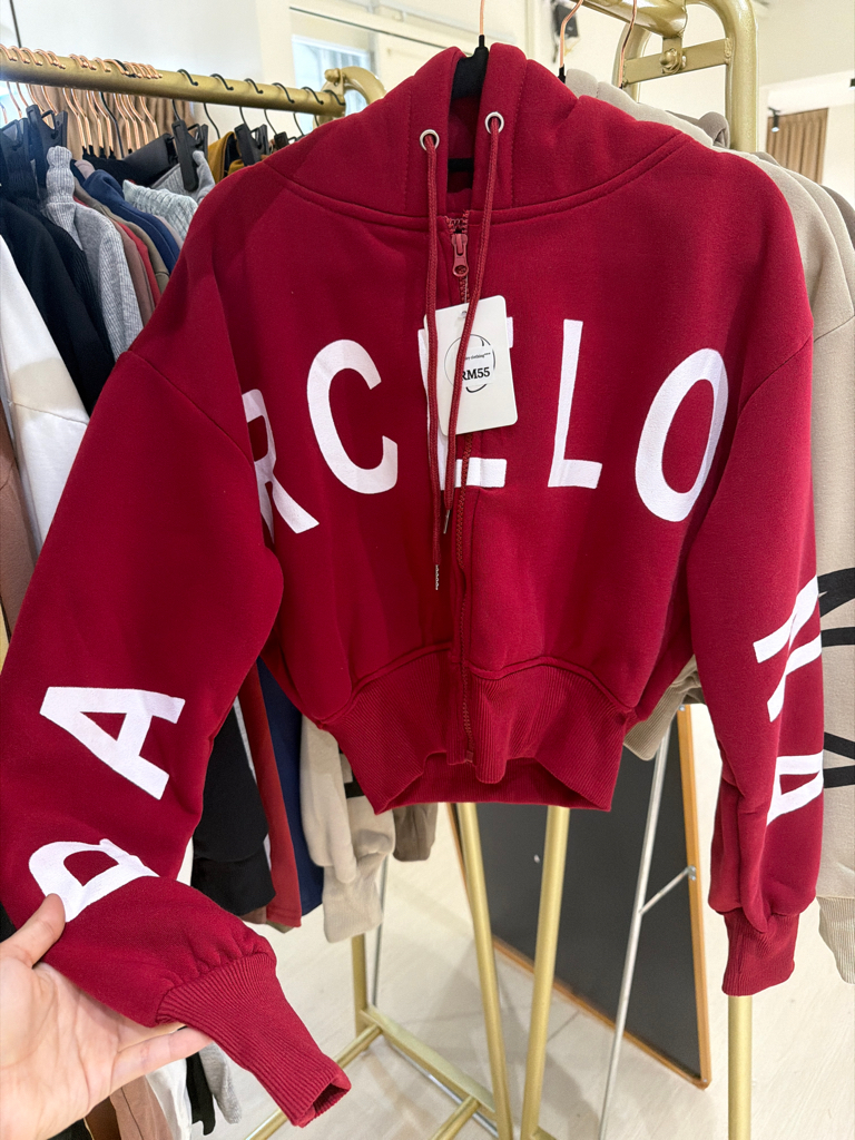 字母辣妹連帽衫