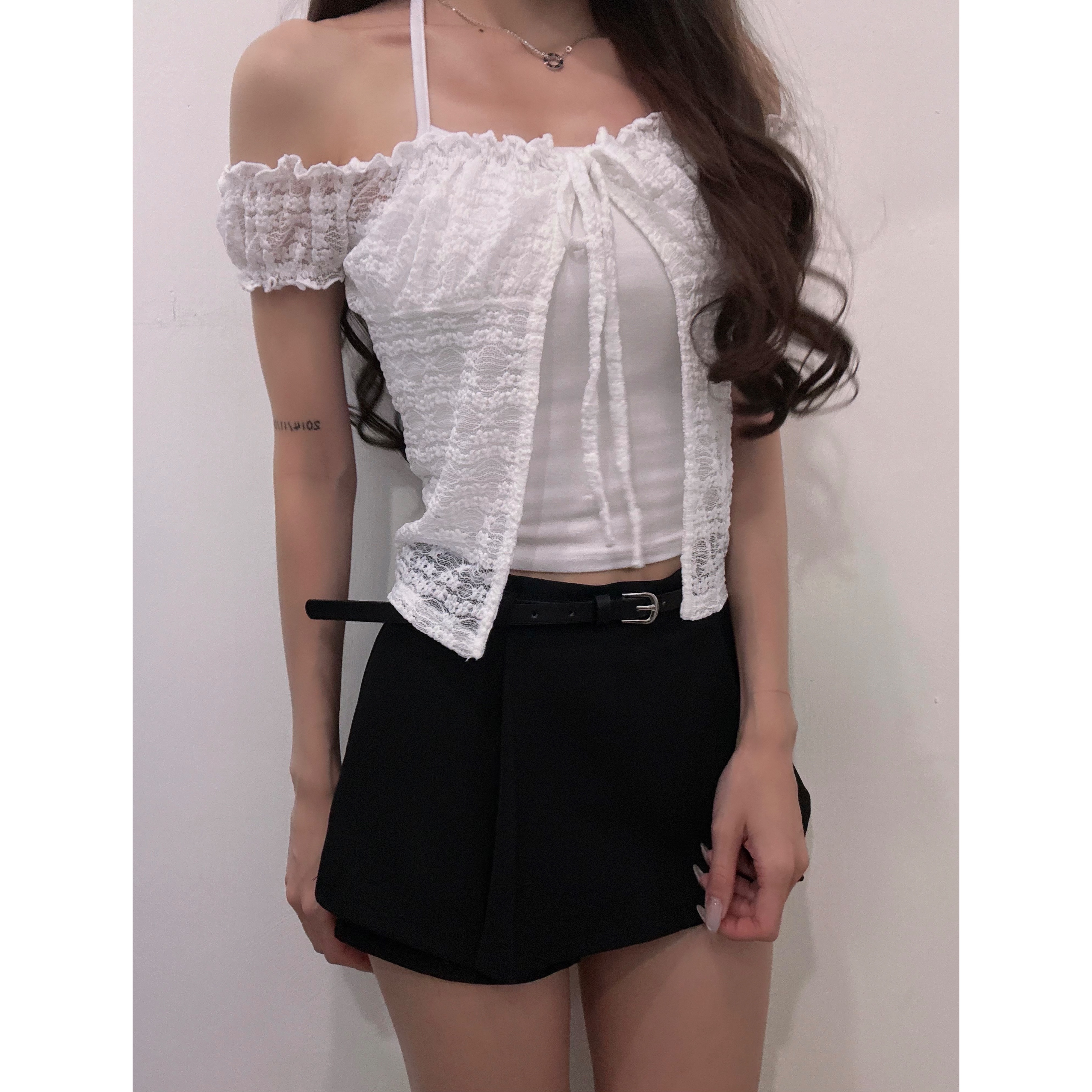 新品價9月20截單🪽2609H《LACE STRAPS 2IN1 TOP》