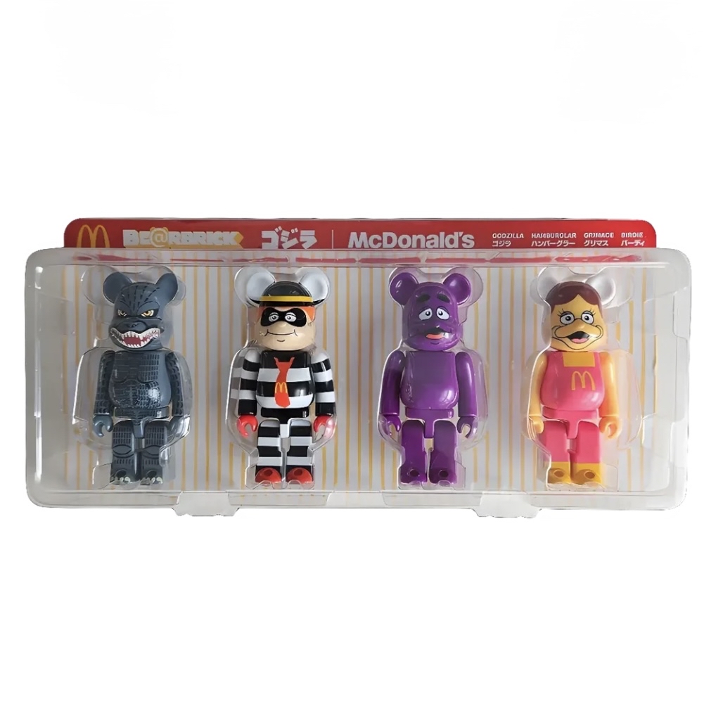 日本限定🇯🇵麥當勞 Mcdonald BE@RBRICK x 哥斯拉 Godzilla Set Be@rbrick Godzilla 150% 