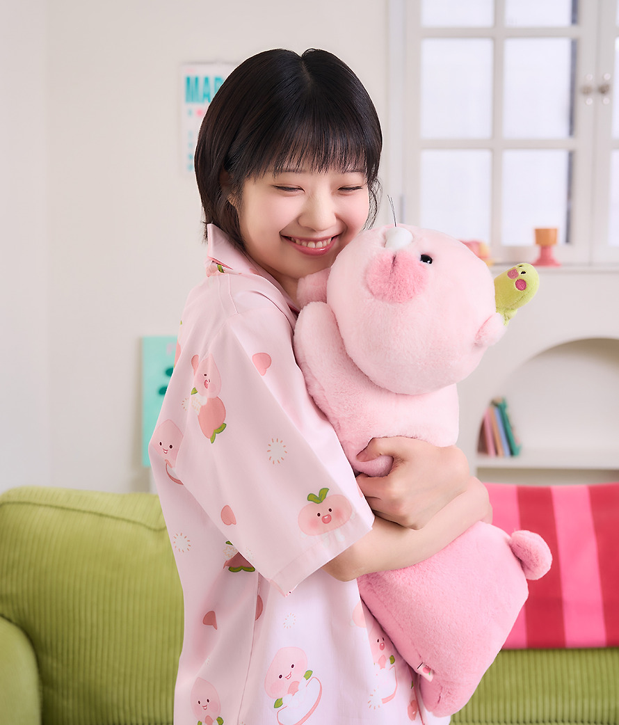 粉紅春植 蟲蟲 長攬枕