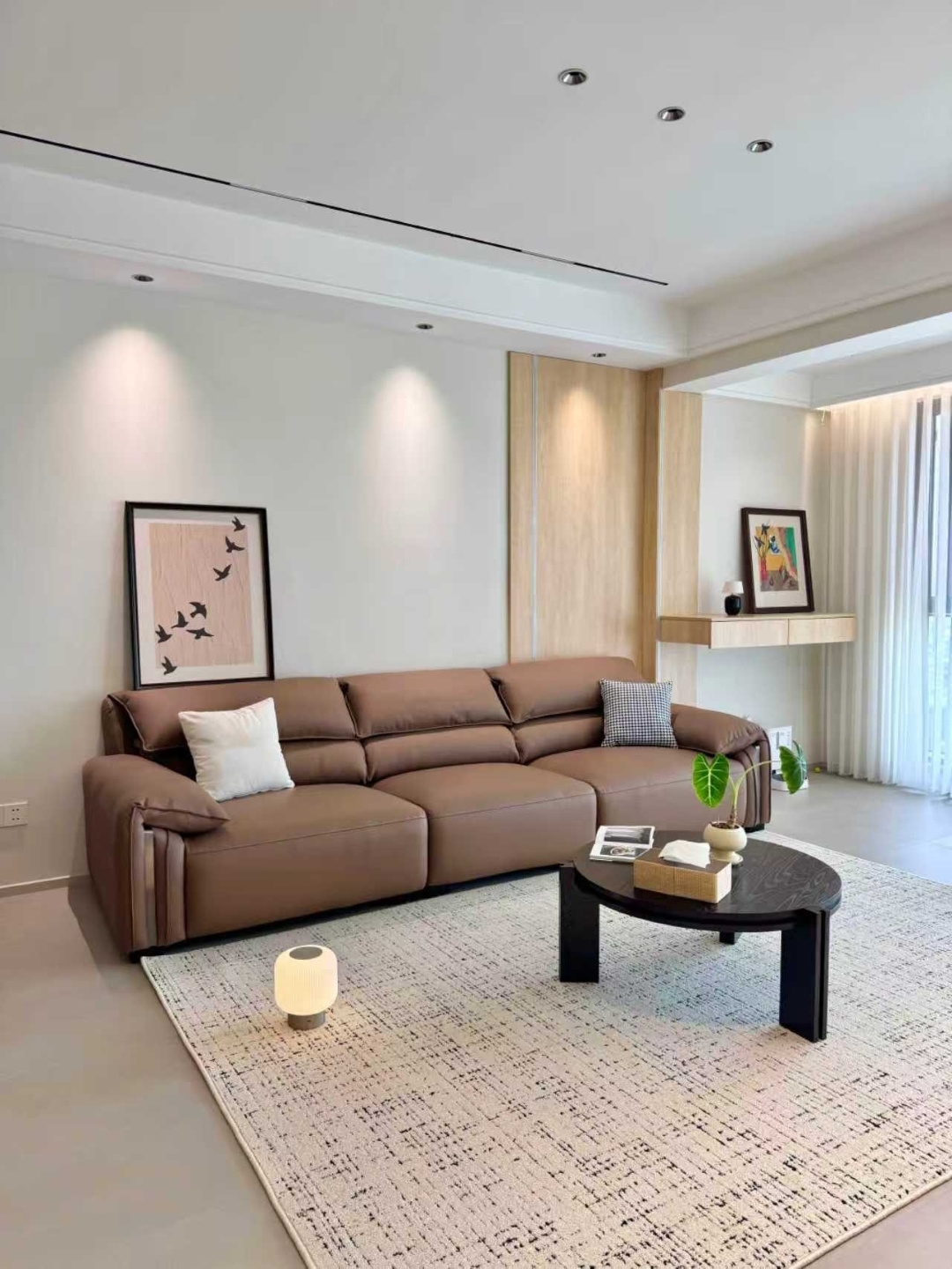 大象耳梳化 意式極簡 Baxter 皮梳化 客廳網紅直排梳化 酒店專用 sofa