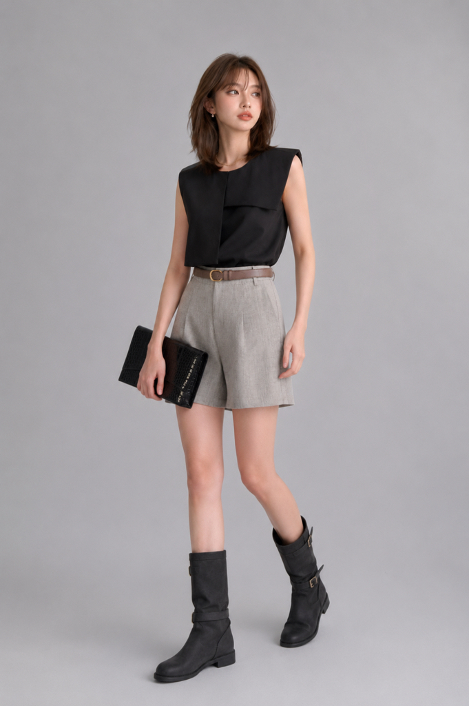 69006 Aurora Drape Statement Top