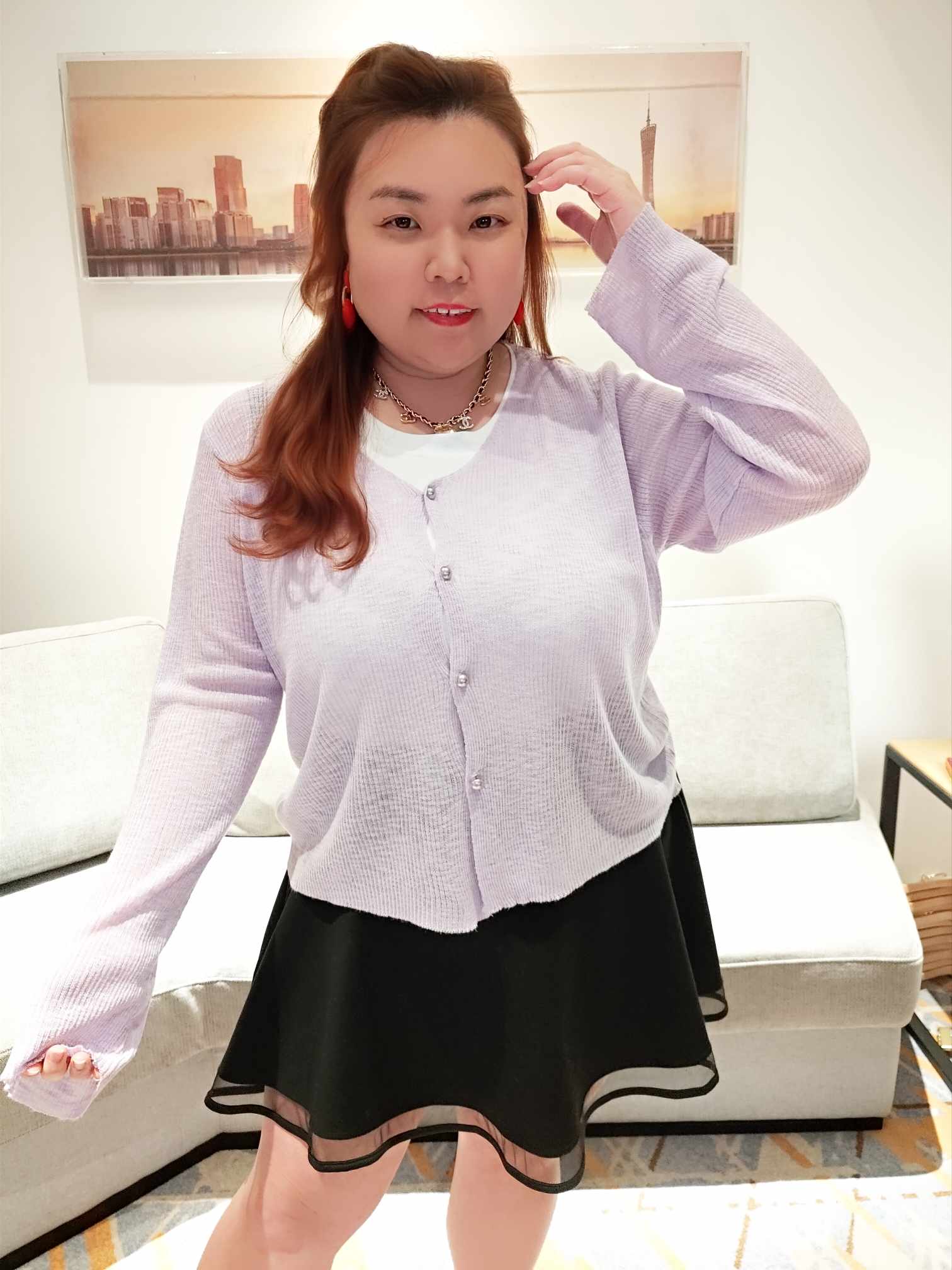 YCG02 315 轻薄针织面料外套