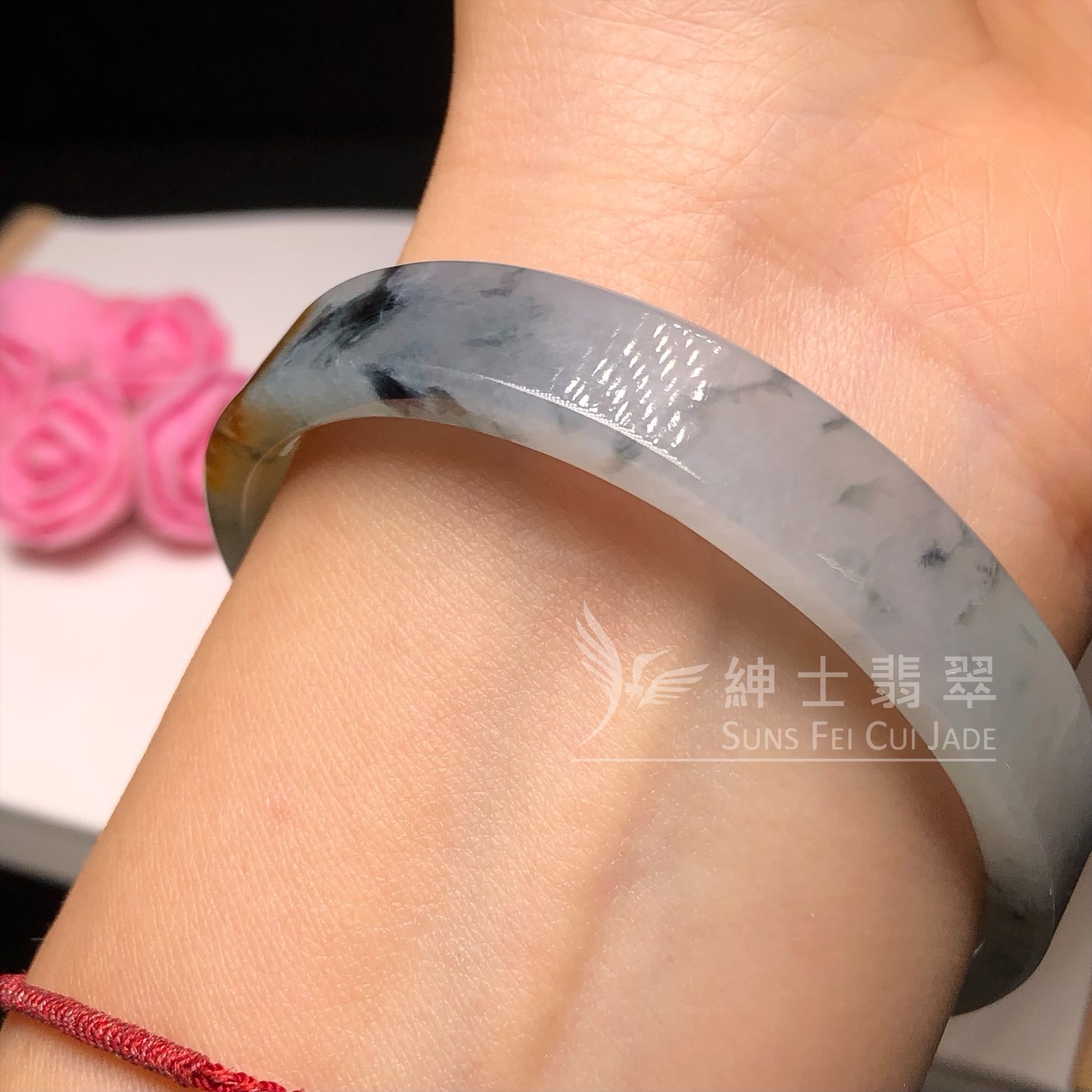 大馬坎糠皮貴妃方鐲54.5mm C06196