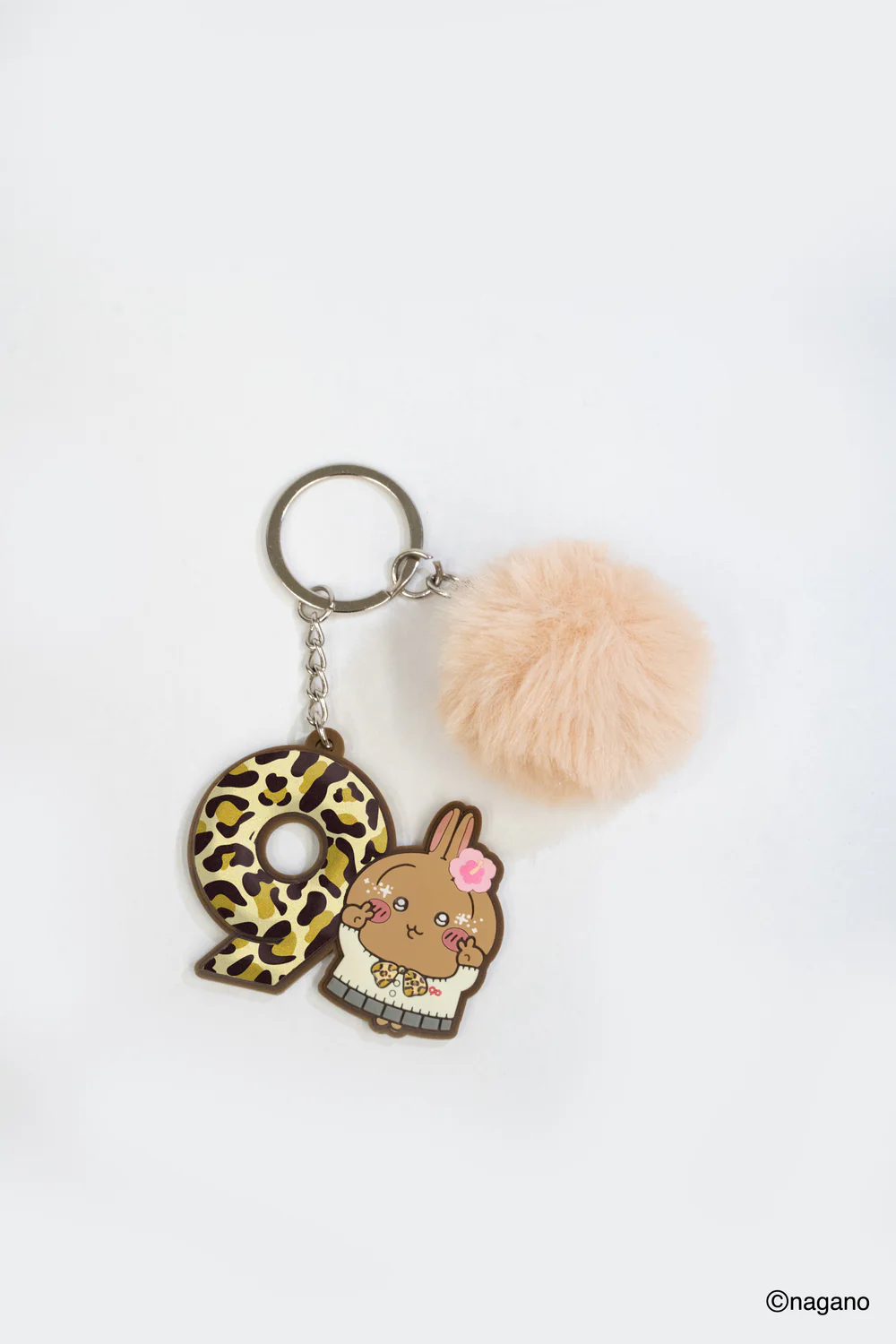 【日版官方受注】9090 x Chiikawa Logo Rubber Keychain - 兔兔