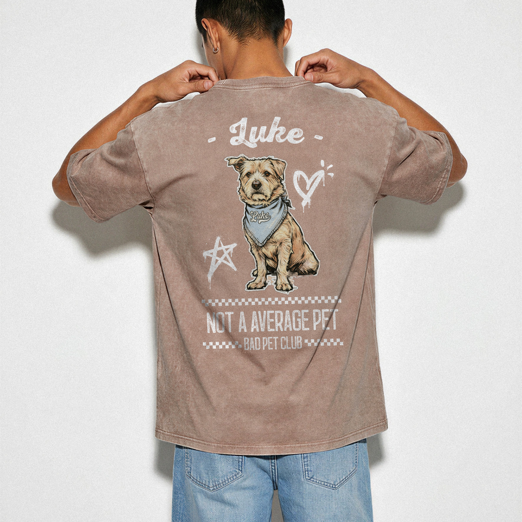 【寵物客製】男女 Oversize T-shirt