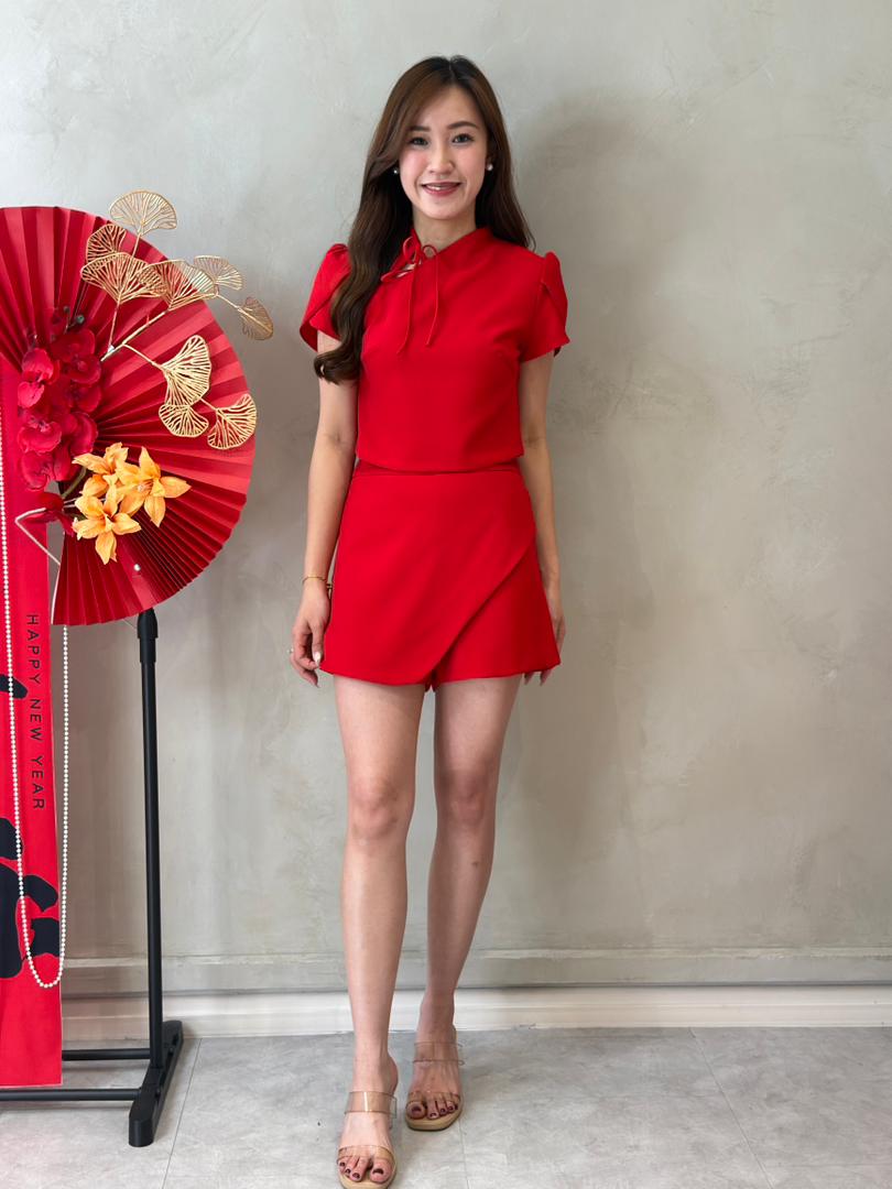 A-SP580304 Flip Front Skirt Pant