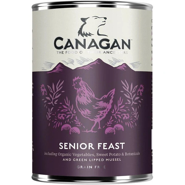 CANAGAN 原之選 無穀物 盛宴雞肉配方（高齡犬）狗罐頭400g