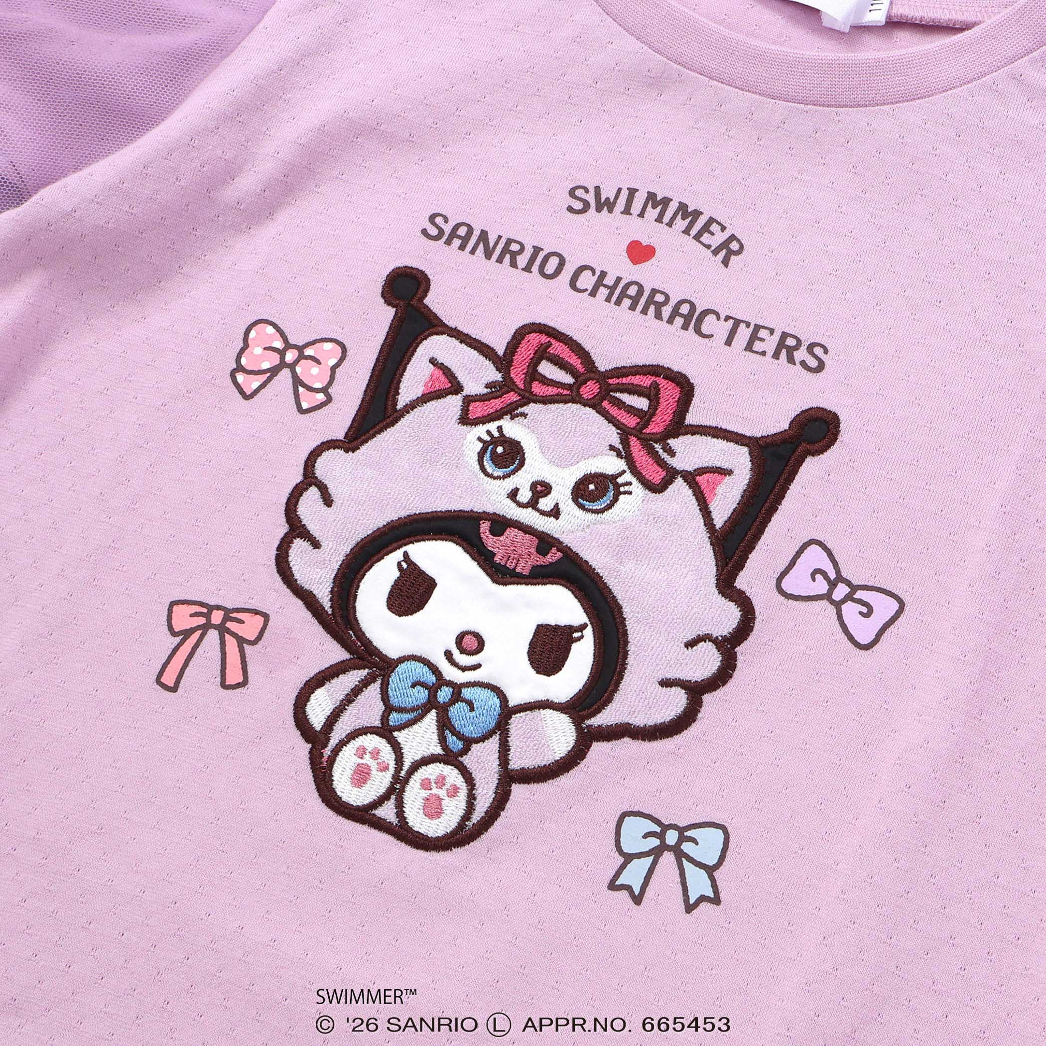 🆕【⭐訂購⭐】🌀 🇯🇵 日本直送 SWIMMER x #Sanrio 蕾絲泡泡袖 剌繡短袖Tee［3款選］🌀 [ELCA-0266][260416]