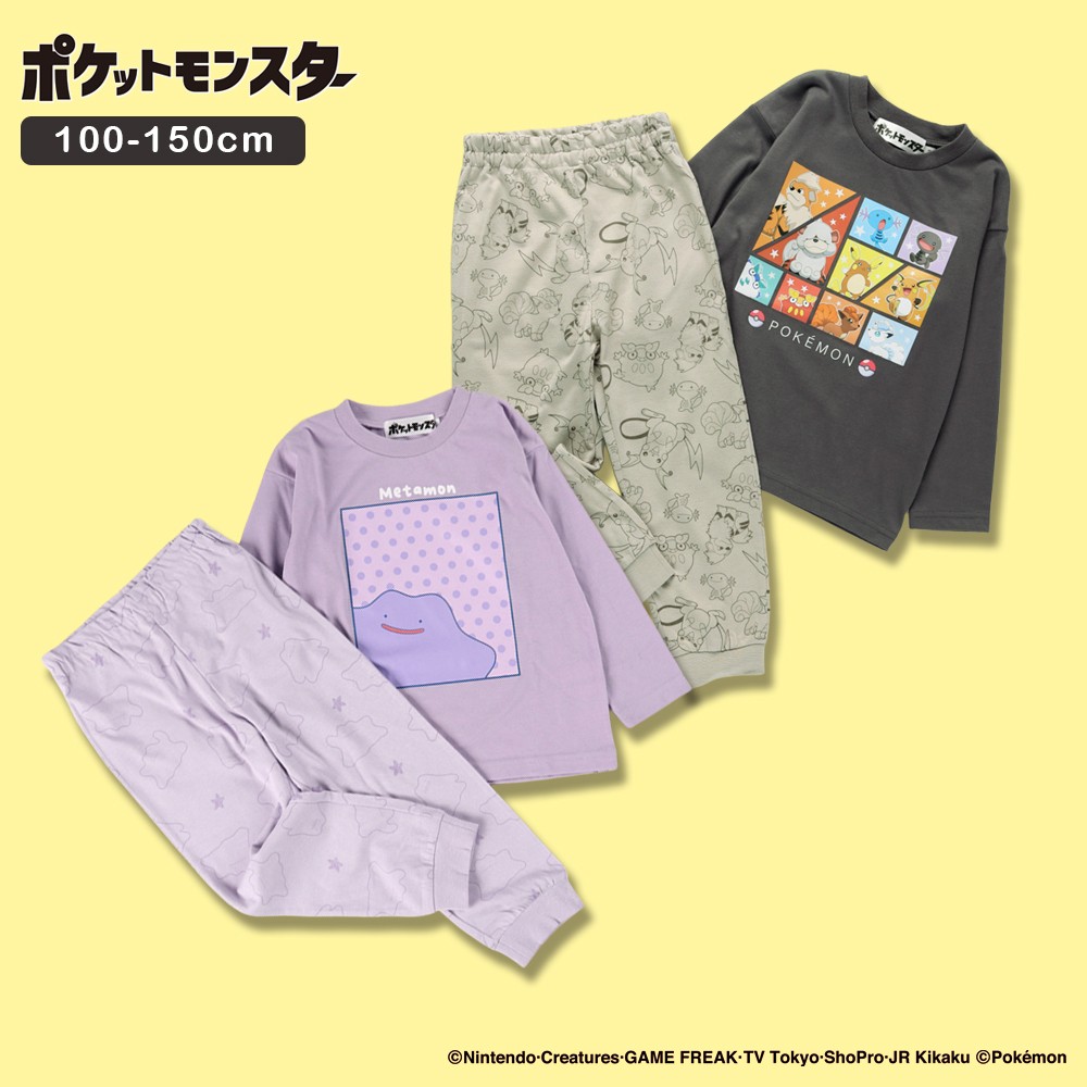 🆕【⭐訂購⭐】 🌀#Pokemon 長袖家居服套裝［2款選］🌀[ELIA-0099][261014]