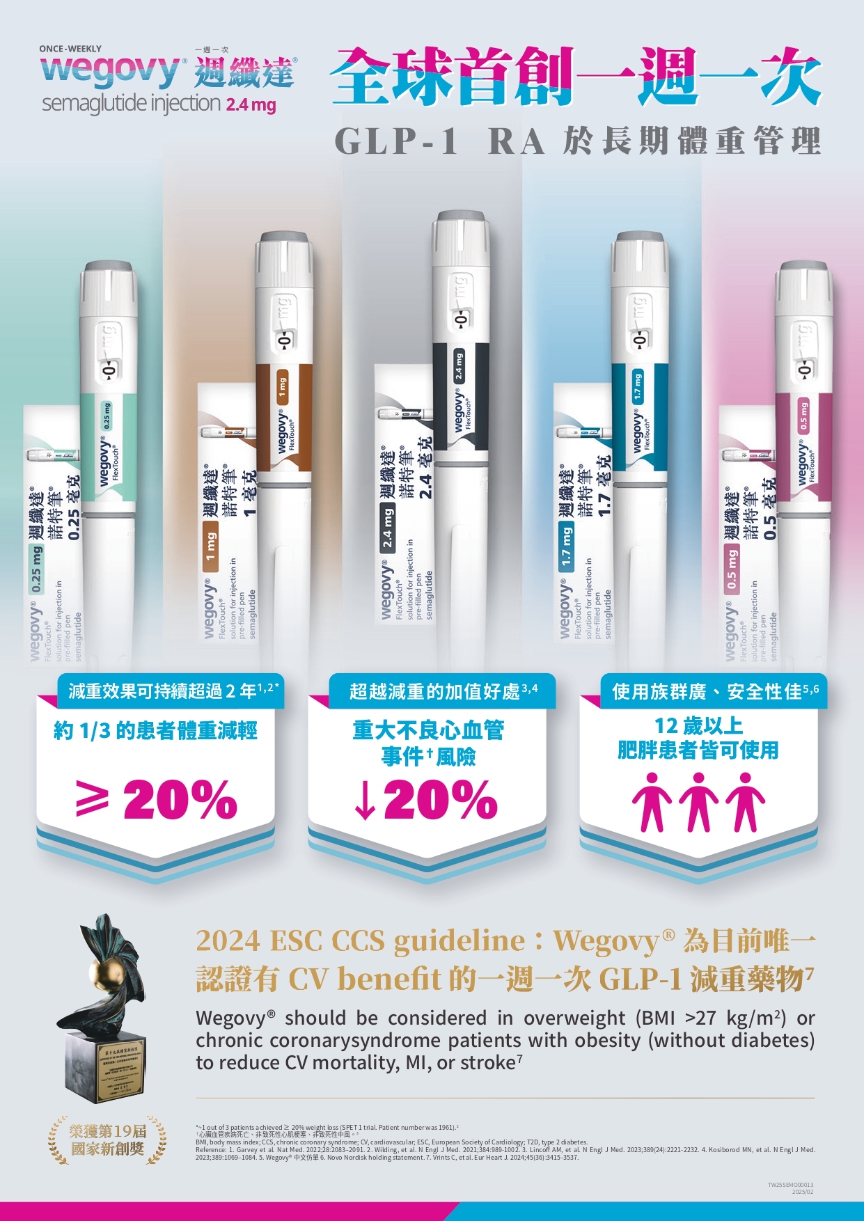 【Infinite Medical】 香港行貨💯 wegovy 週纖達 諾和諾德於香港推出體重管理藥物維秀美® （Wegovy®）  （適合初次減重者、有心血管 風險者）包醫生注射｜劑增加劑藥不加價！｜由七年以上經驗醫生為你跟進｜多位kol指定醫生｜定期培訓技術保證｜無隱藏收費