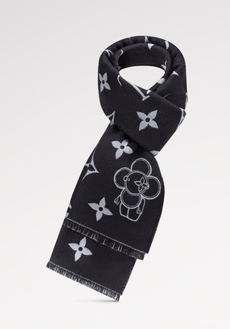 LV Monogram Vivienne 頸巾  (M77973)