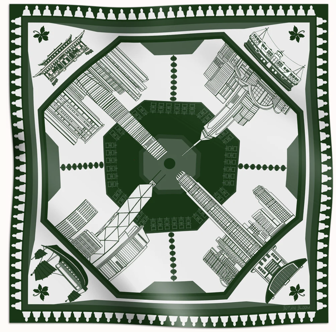 MRG絲巾 - Horizon 852(Green)