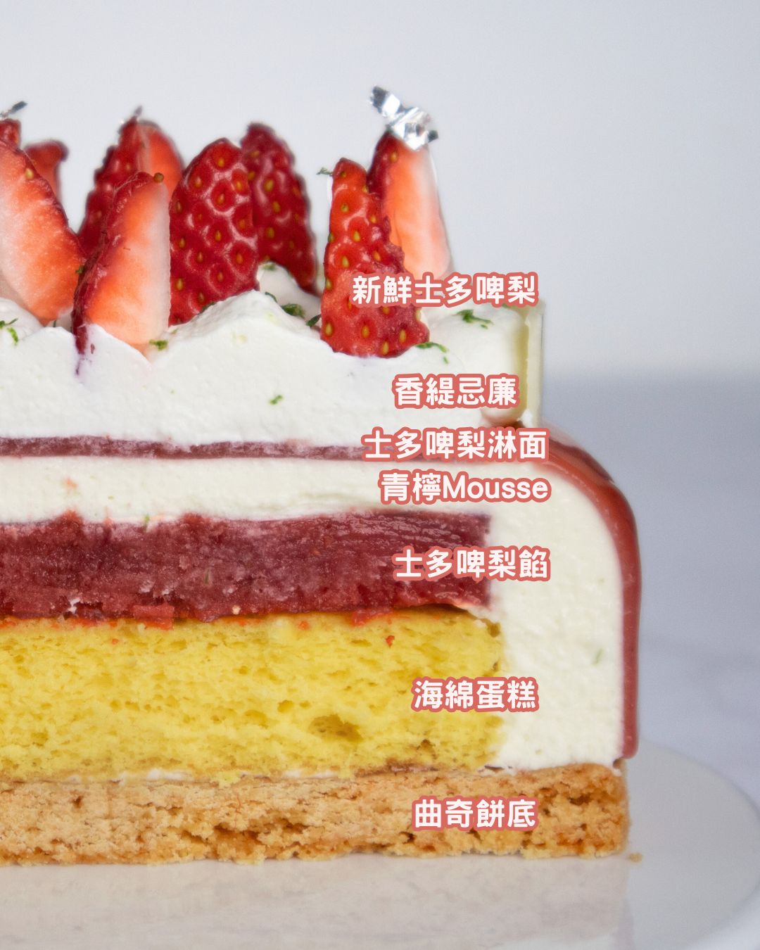 士多啤梨·青檸蛋糕 Rouge