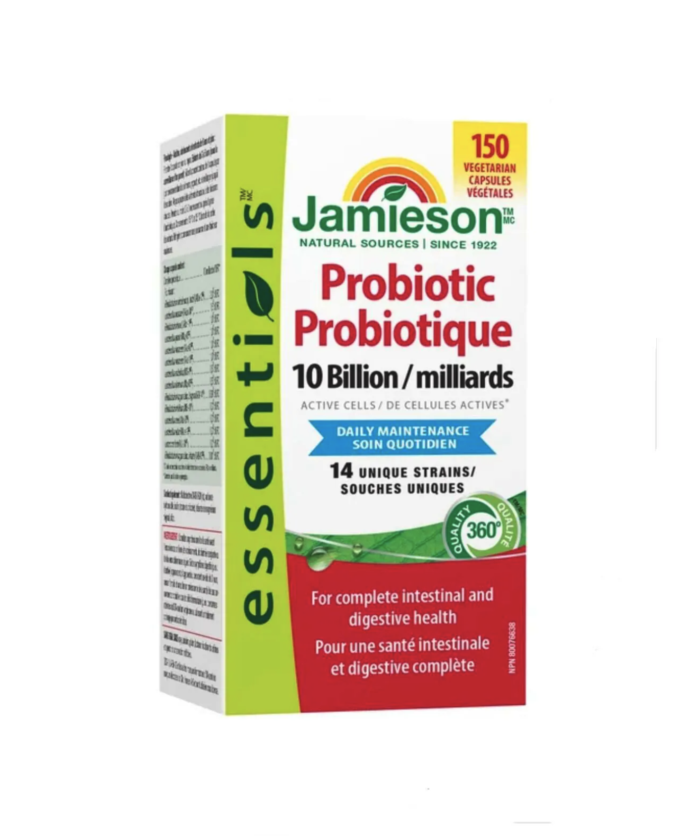 Jamieson Probiotic 10 Billion 益生菌膠囊  150粒