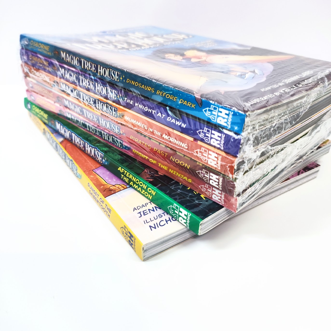 Magic Tree House   The Graphic Novel Series 7 books | 漫畫版神奇樹屋 1-7 |  B340