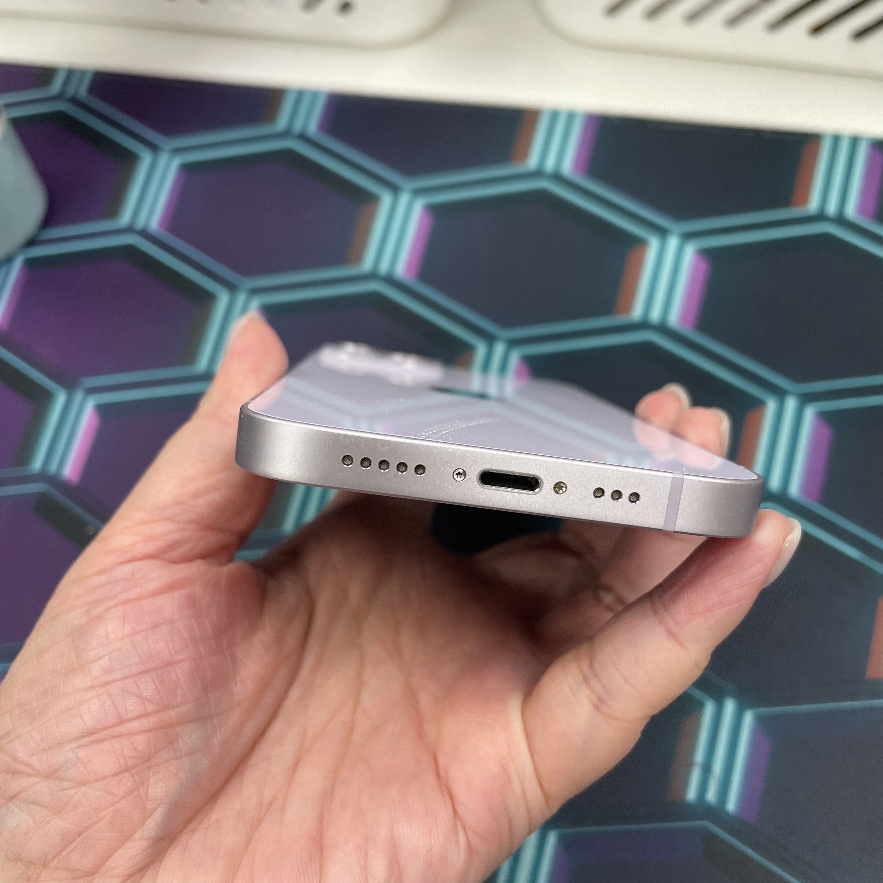 *6528 14 超靚機 128GB 電75 紫色 purple