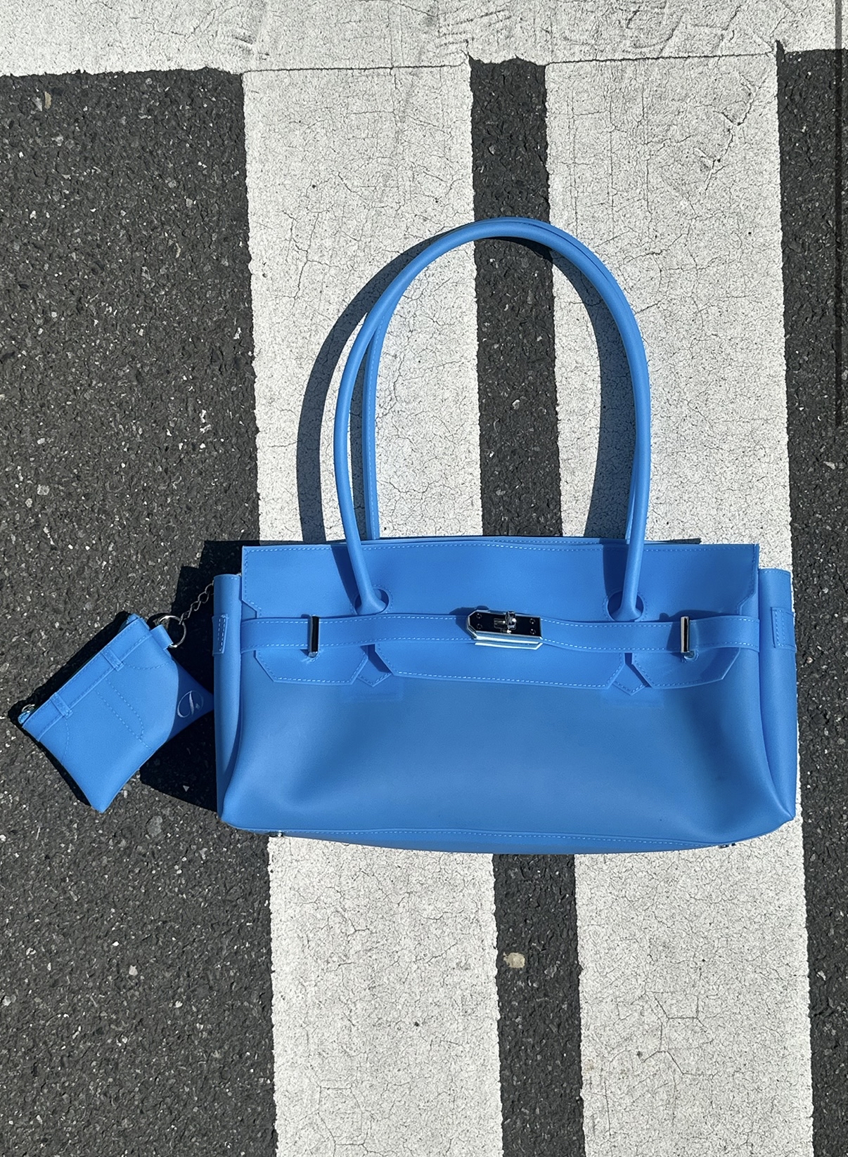 DEINET JELLY TWO-WAY BAG IN BLUE