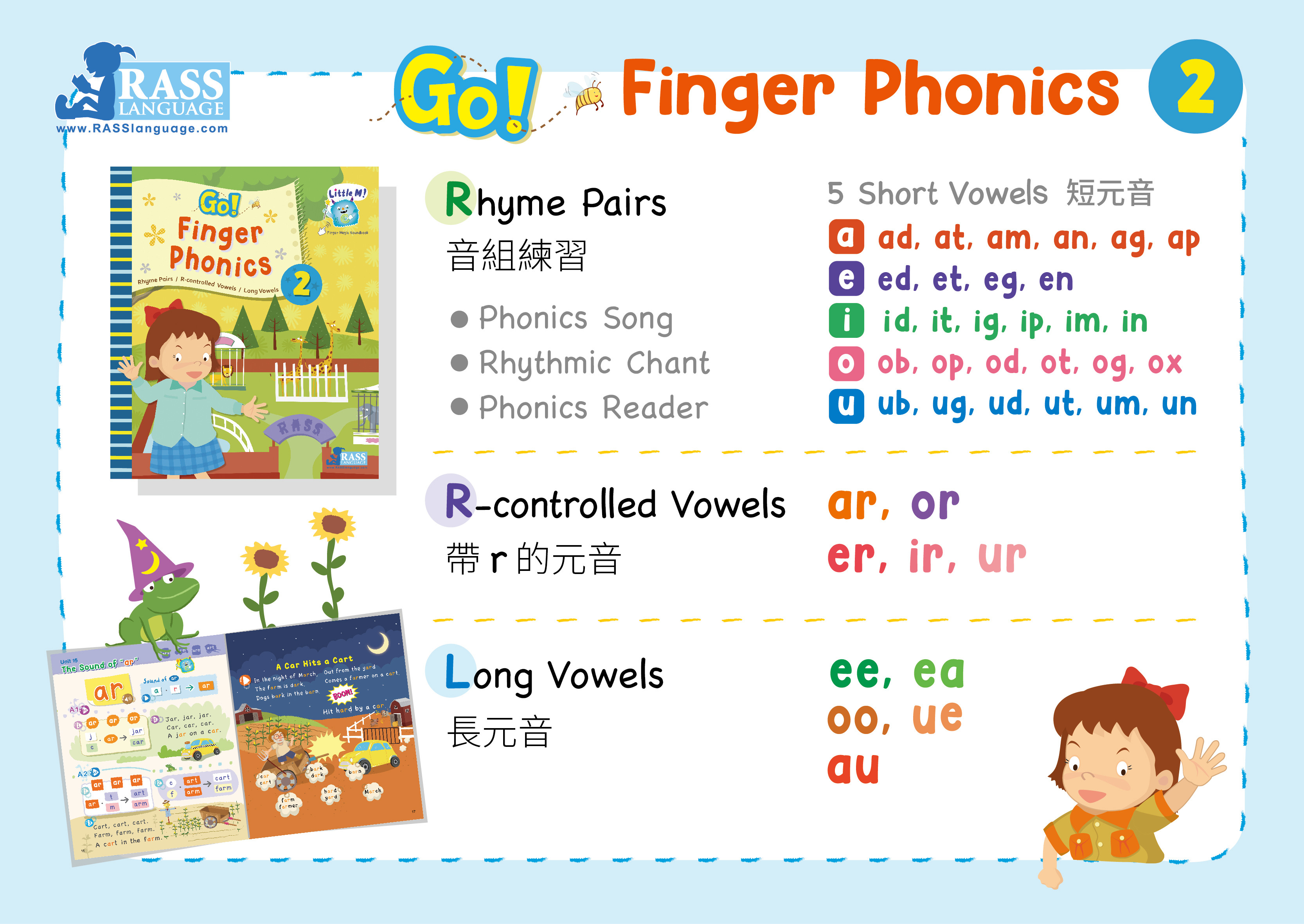 Go! Finger Phonics Level 1~3 + Go! English Big Pictures