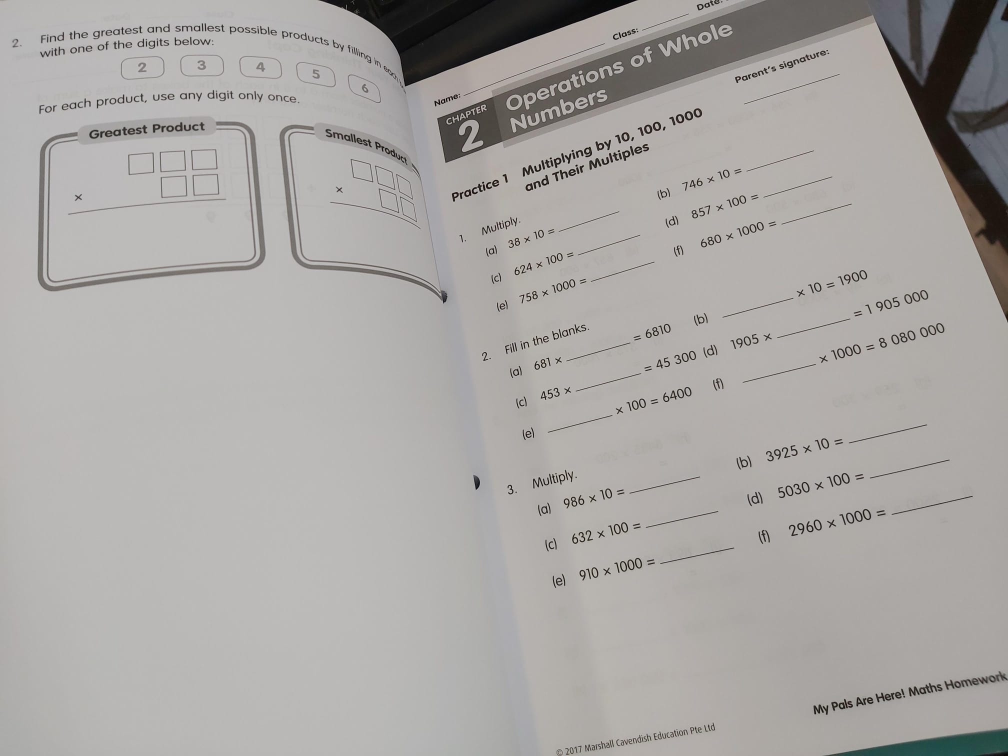 MY PALS ARE HERE! Maths 3 Books Set (Pupil's Book+Homework+Test)