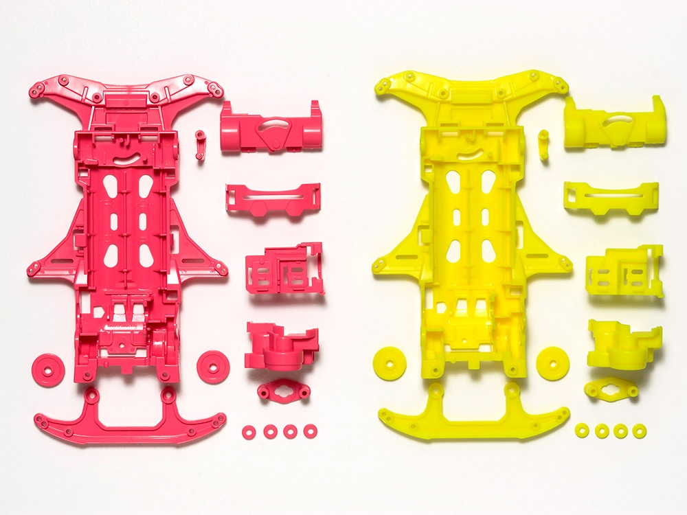 VS FLUORESCENT-COLOR CHASSIS SET (PINK/YELLOW)