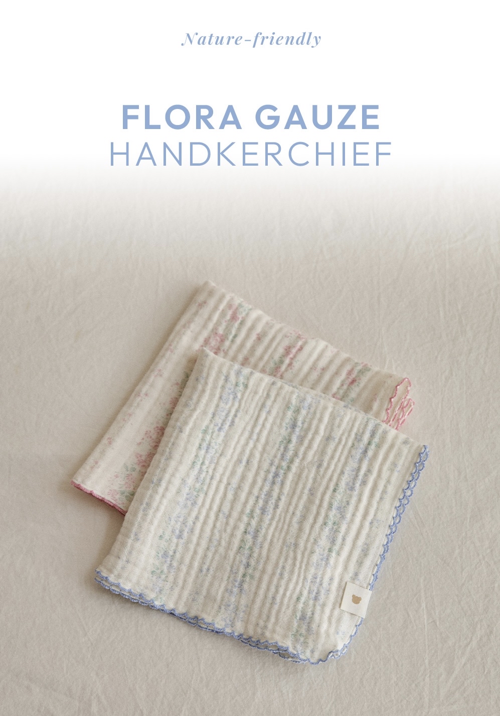 26S/S DTD Flora碎花溫馨系列-棉紗手絹