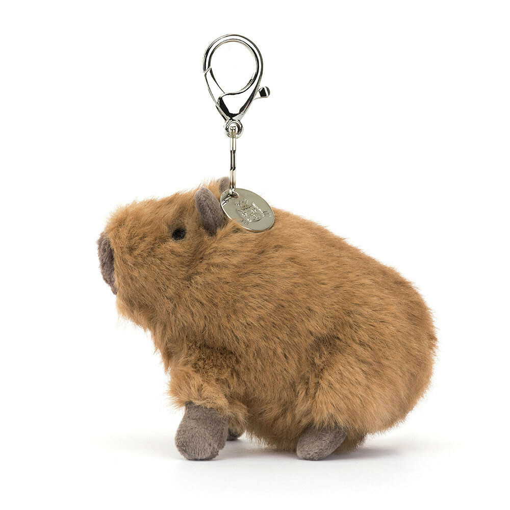 JELLYCAT Clyde Capybara Bag Charm 水豚鎖匙扣