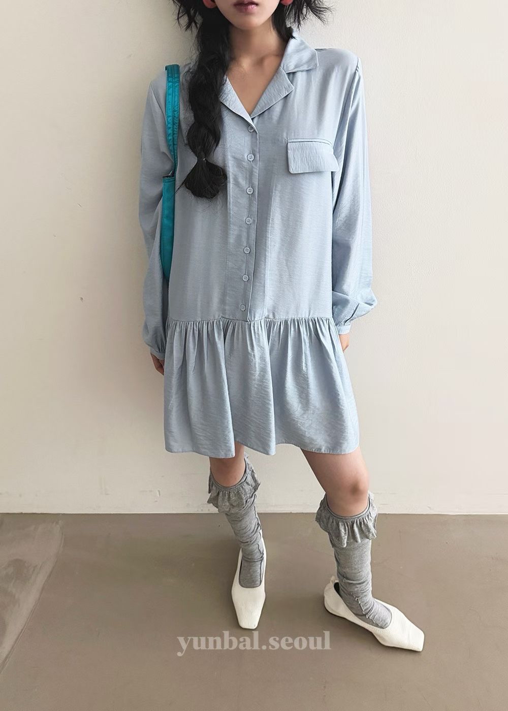 221502 Pocket 束腰one piece