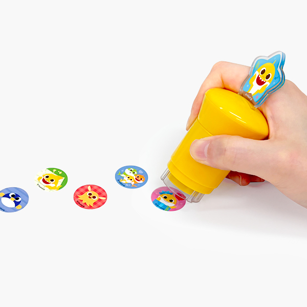【預訂】韓國直送 Baby Shark Sticker Stamp 貼紙印章 