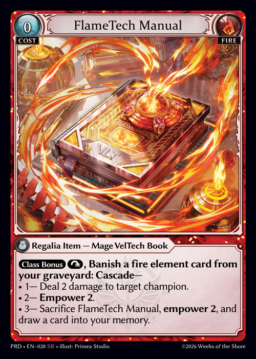 FlameTech Manual / PRD-020 (SR)