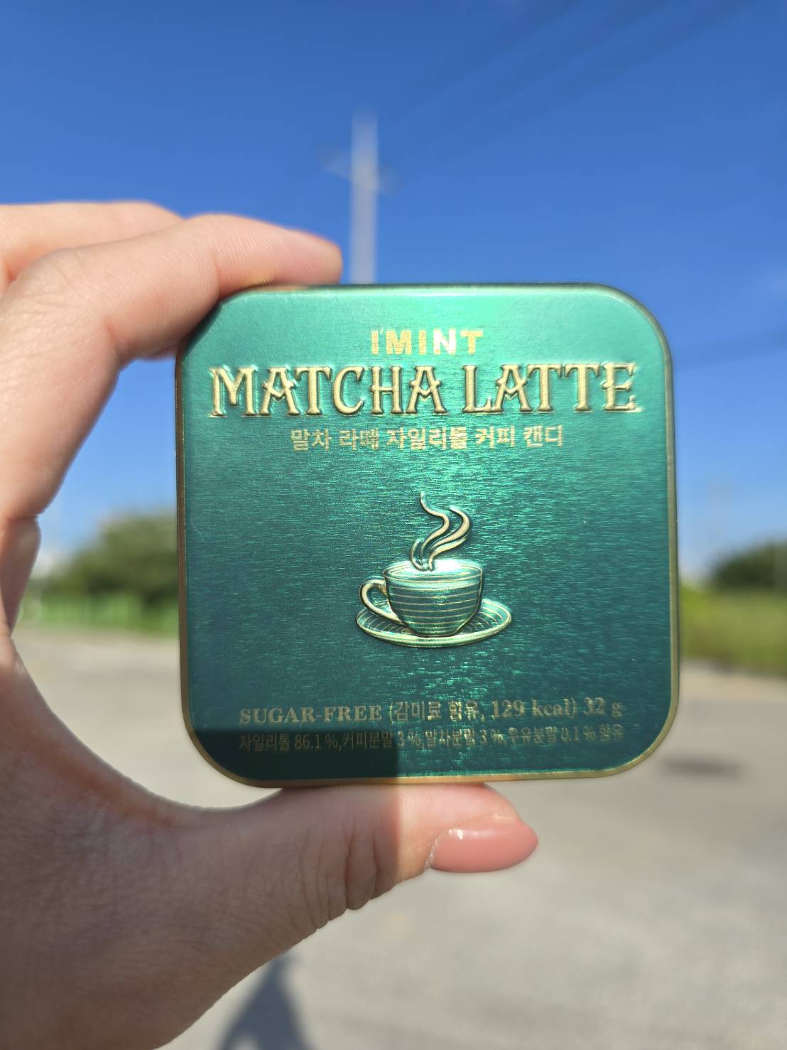 最新｜韓國爆紅 I‘MINT 無糖木糖醇 抹茶咖啡 薄荷糖 32g ｜Matcha Latte