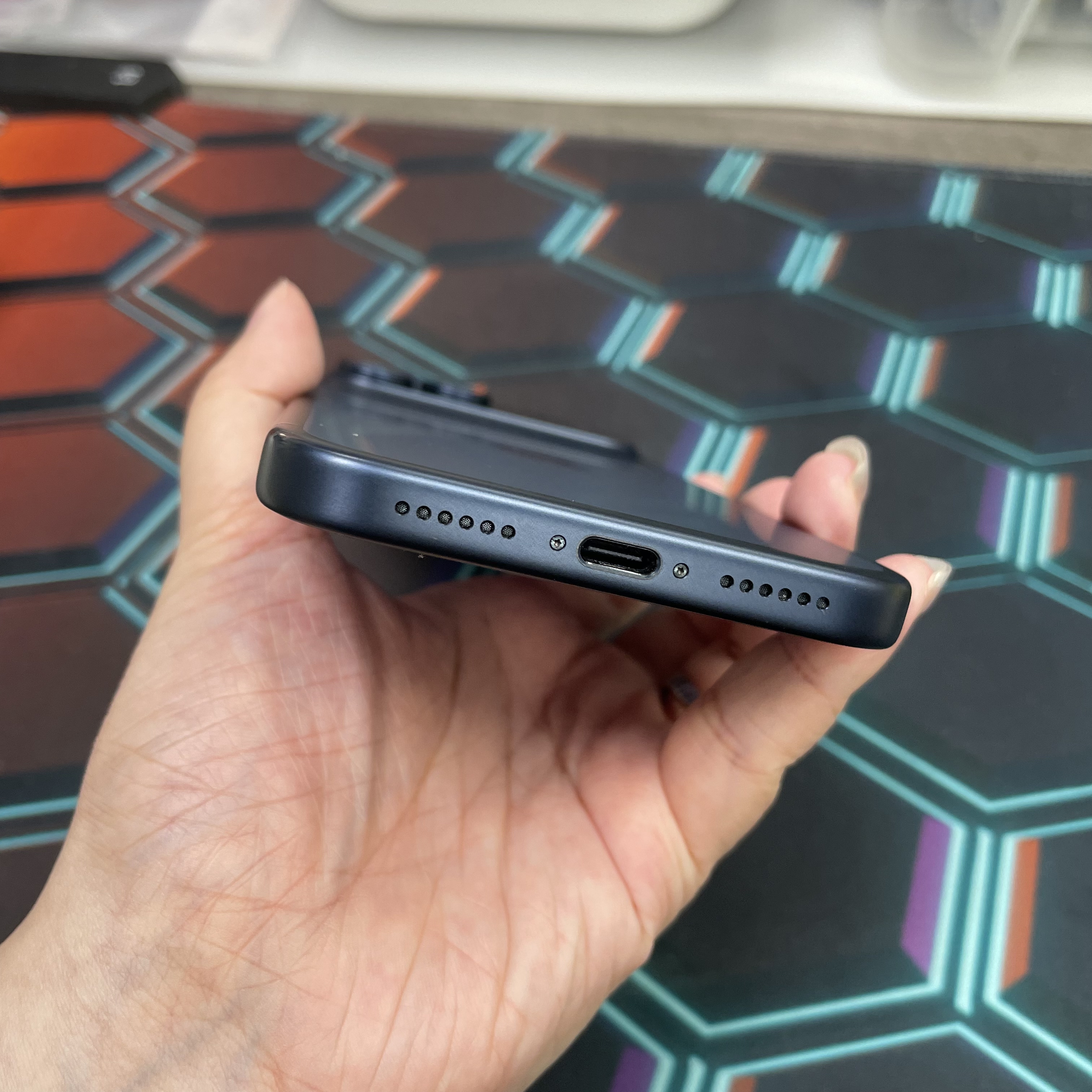 *7927 17 Pro max 完美機 256GB 電100 藍色 blue