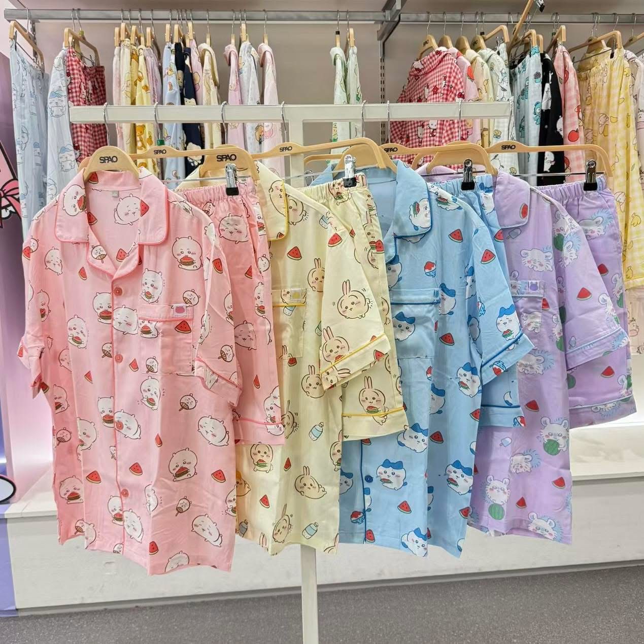 🇰🇷韓國SPAO x Chiikawa短䄂睡衣套裝