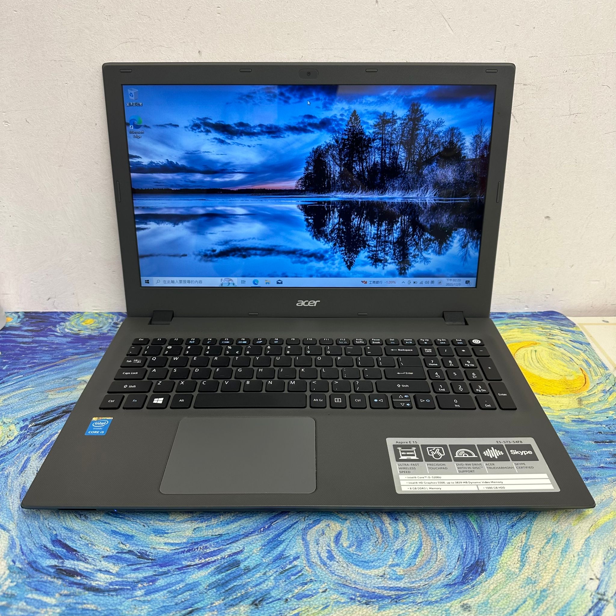Acer Aspire E 15 i5-5200U/12GB Ram/256GB SSD/ Laptop /Notebook / Gaming/ Movie /Netflix/文書機 / Office / 