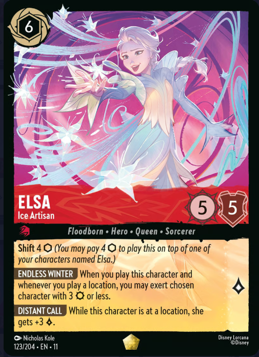 123/204 Elsa - Ice Artisan L