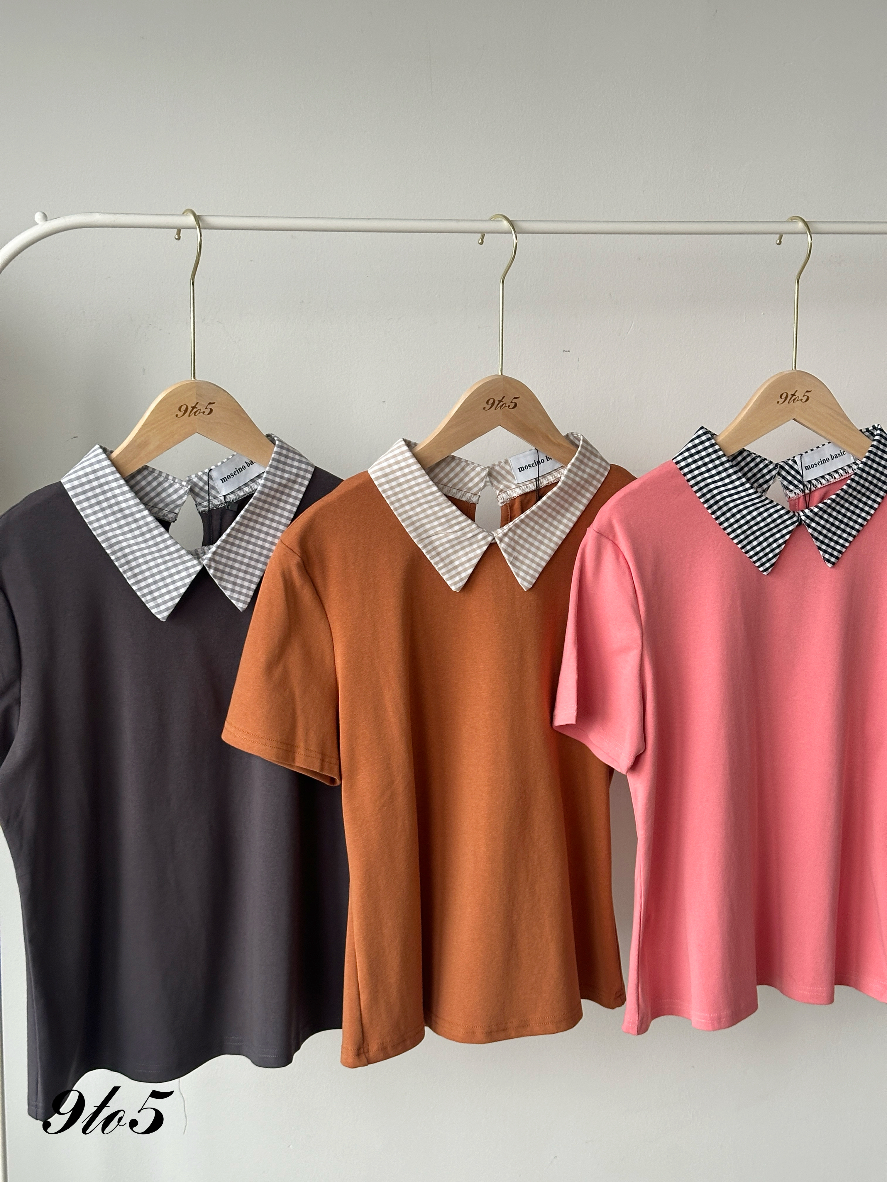 T4200 Checker Collar Polo Tee - 3 Colors 