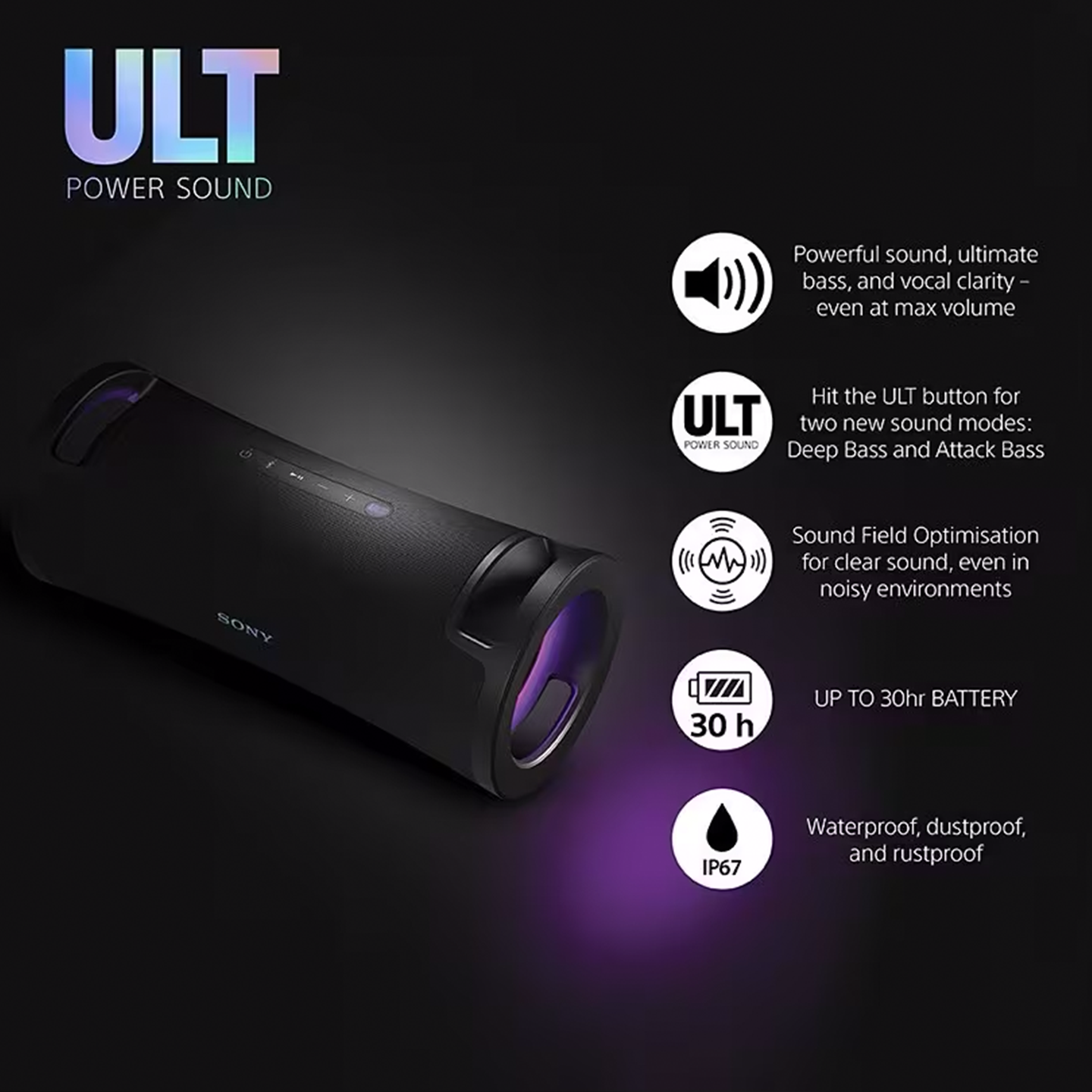 Sony ULT Field 7 Portable Wireless Speaker (SRS-ULT70)