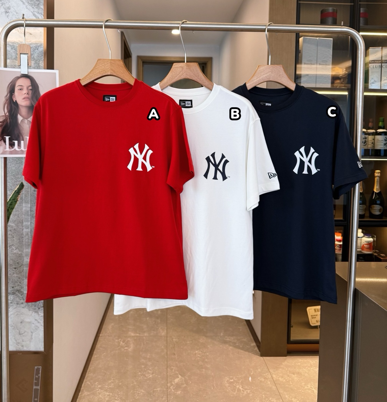 NEW ERA × NY 腰果花印花短袖Tee 