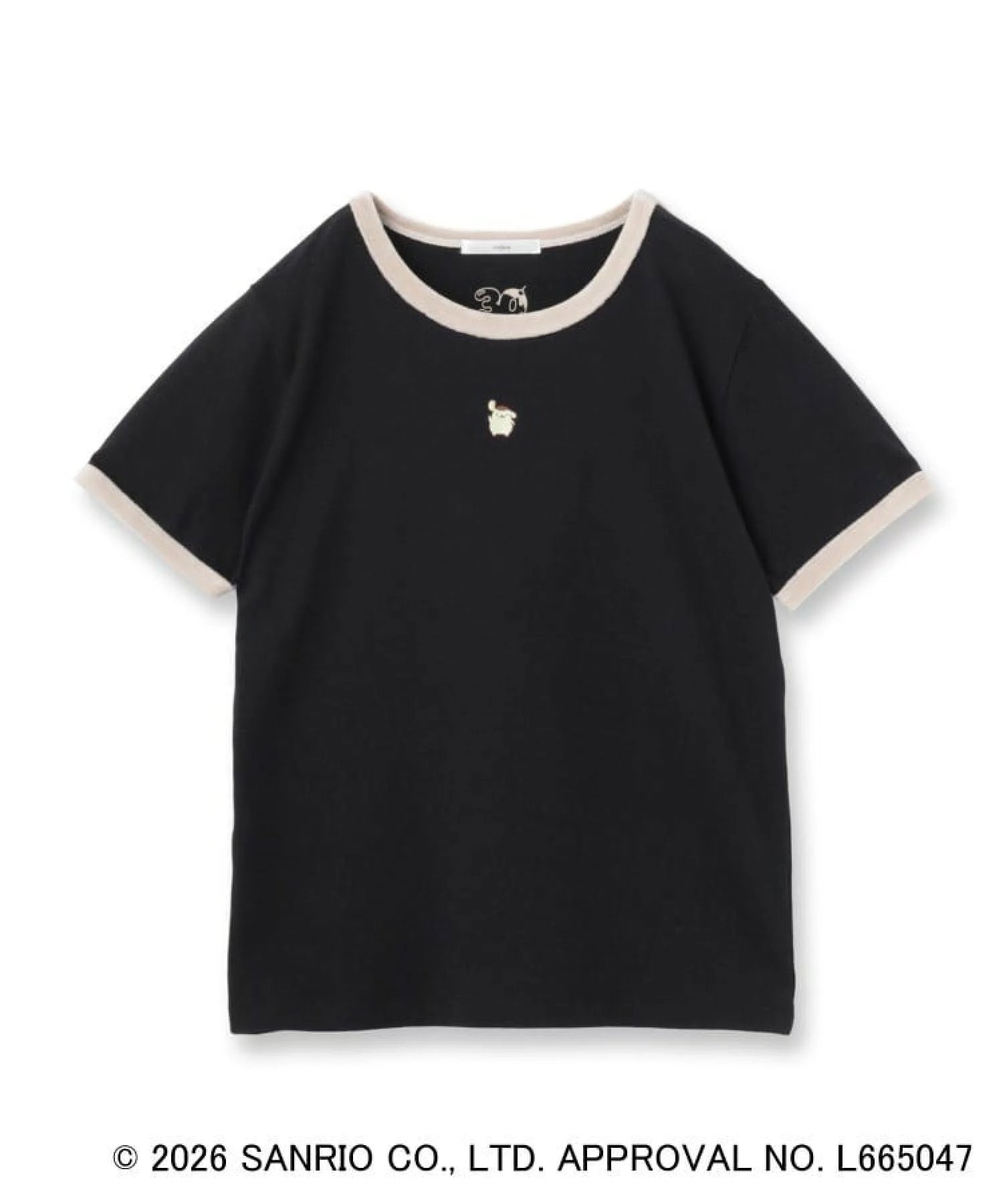 日本預訂📍日本index x 布甸狗30週年系列 - 絨面邊短袖Tee