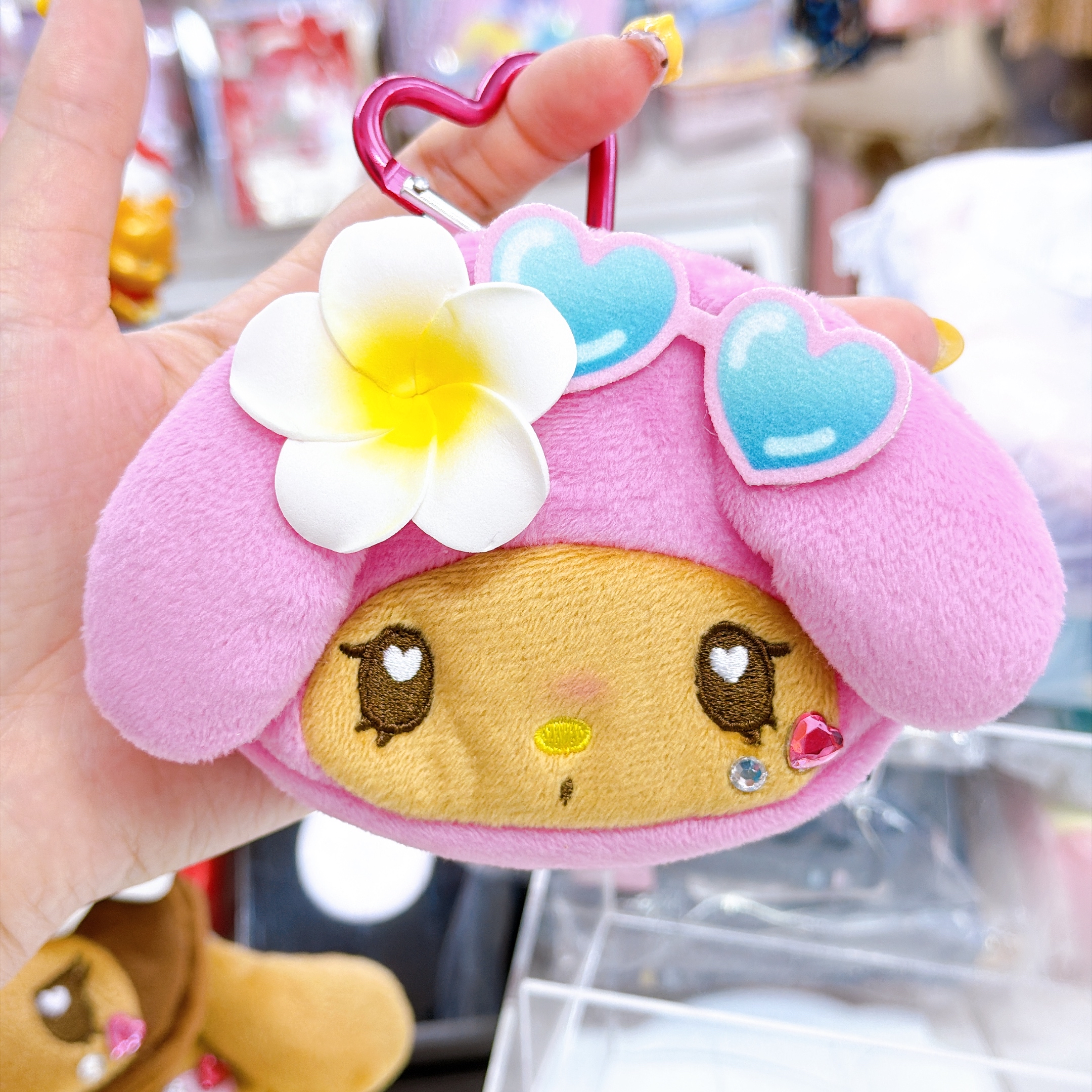 日本直送Sanrio 夏天黑皮泳裝系列 迷你散銀掛包可以放到AirPod
