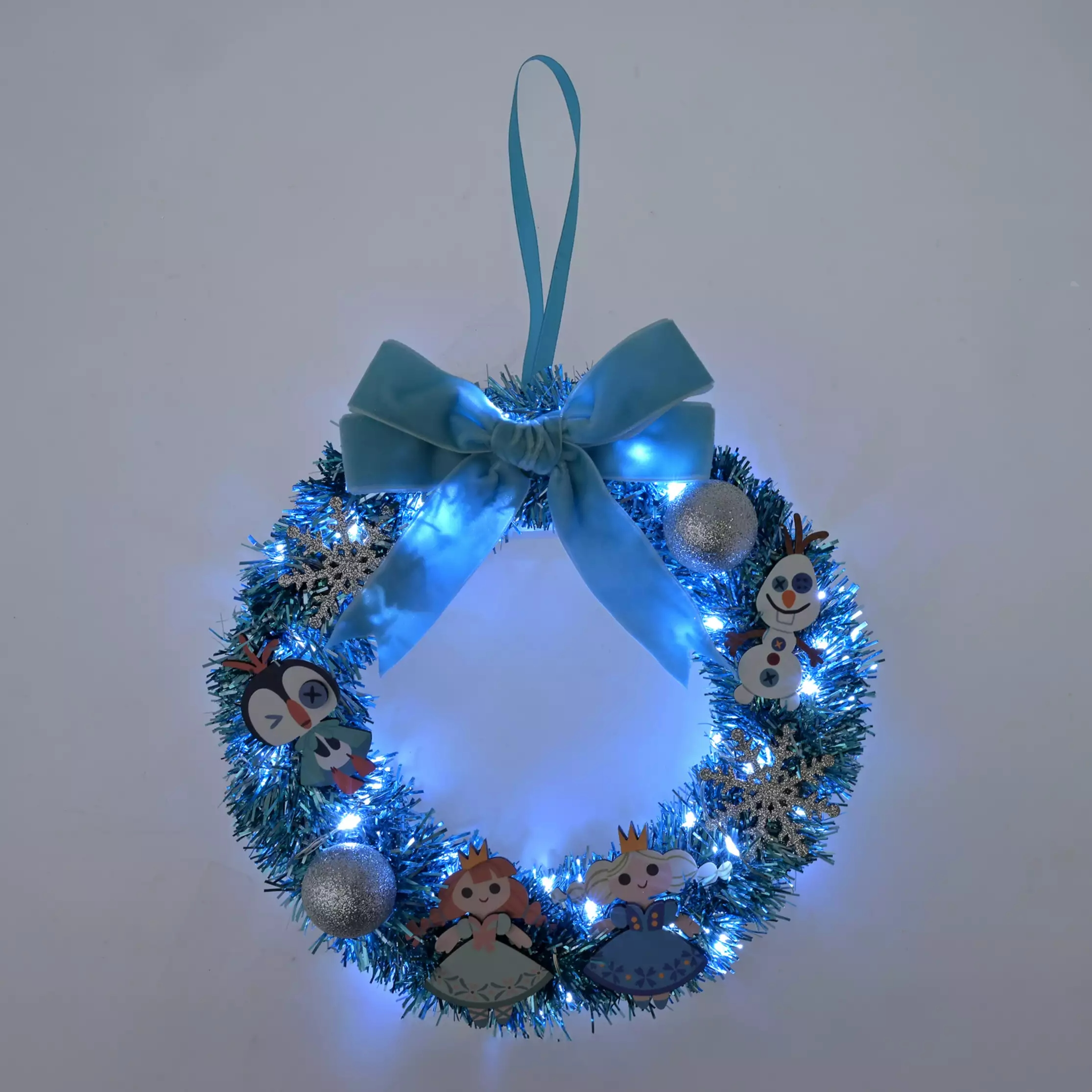 🌸 【預訂】Frozen LED 聖誕花圈 - DISNEY FROZEN CHRISTMAS 2026