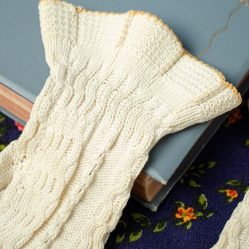 Vintage Crochet Wrist-Length Flare Driving Gloves (MT331)