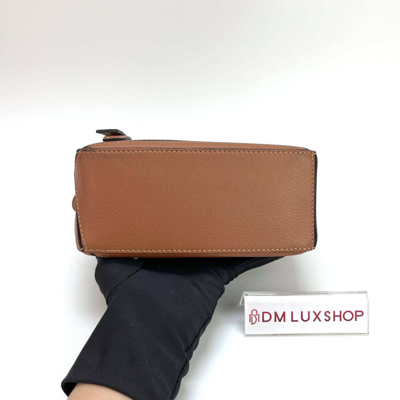 Loewe Brown Mini Puzzle Top Handle Crossbody