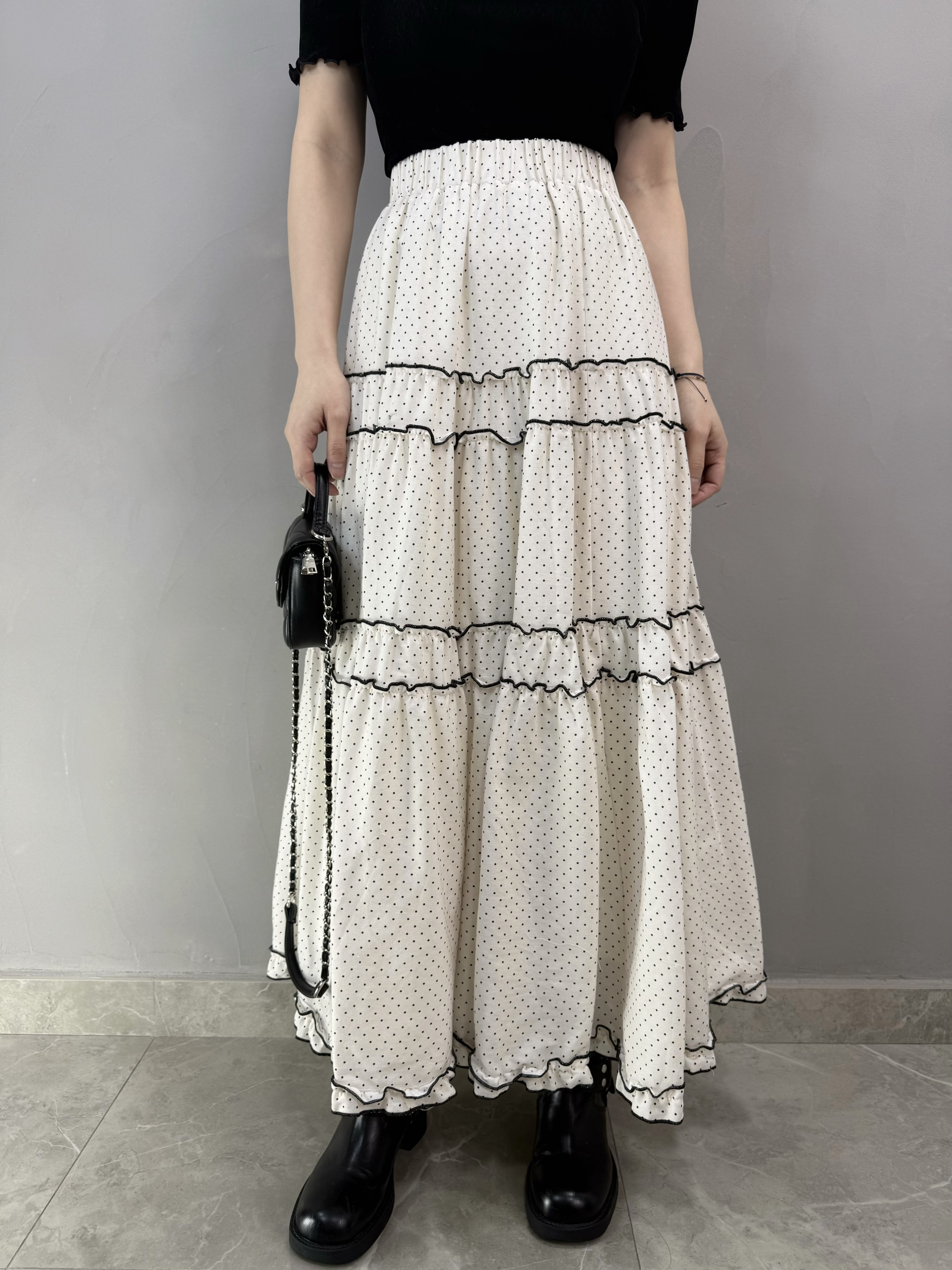 F84 點點Ruffle 裙